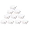 10 Packs, White Disposable Recyclable Tissue 29cm X 29cm White Square Hand Towel Absorbent & Hygienic Cocktail Napkin Paper Napkin 1ply Paper Serviettes for Party Tableware Dinner Christmas 1000Sheets view 1