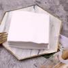 10 Packs, White Disposable Recyclable Tissue 29cm X 29cm White Square Hand Towel Absorbent & Hygienic Cocktail Napkin Paper Napkin 1ply Paper Serviettes for Party Tableware Dinner Christmas 1000Sheets view 3