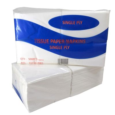 1000 - Soft White Napkins - 30x30cm | 1Ply Soft and Absorbent Serviettes Paper Napkins for Parties, Events, and Everyday Use