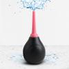 Douche Right Enema Douche 310ML - Silky Soft Silicone Anal Douche Black Pink for Women & Men - Backflow Prevention Design - Travel Size view 2