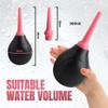 Douche Right Enema Douche 310ML - Silky Soft Silicone Anal Douche Black Pink for Women & Men - Backflow Prevention Design - Travel Size view 4