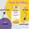 High Strength Turmeric & Ginger Gummies  120 Orange Flavour Vegan Gummies | Curcumin & Ginger Root Extract | Anti-Inflammatory, Joint & Immune Support | Non-GMO, Gluten-Free view 4