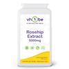 Rosehip Extract Supplements 5000mg  120 Capsules | with Rosacanina & Vitamin C | Supports Bones, Cartilage & Collagen Formation | Non-GMO, Gluten-Free, UK Made to GMP Standards by vh1be view 1