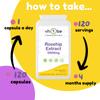Rosehip Extract Supplements 5000mg  120 Capsules | with Rosacanina & Vitamin C | Supports Bones, Cartilage & Collagen Formation | Non-GMO, Gluten-Free, UK Made to GMP Standards by vh1be view 3