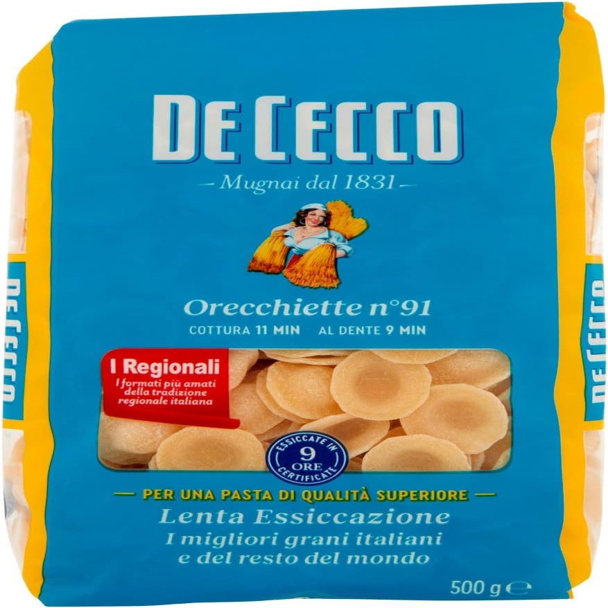 De Cecco Pasta Orecchiette (4 x 500g)