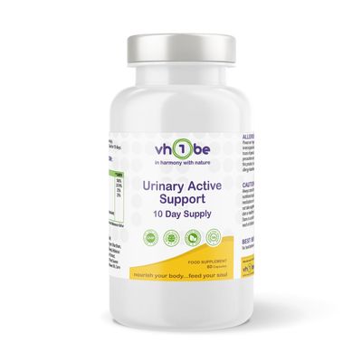 Urinary Active Capsules, 60 Count, 30 Day Supply, D-Mannose Blend for Urinary Tract and Bladder Health, 10 Day Immediate Action Course