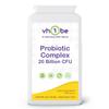 Probiotic Complex, 20 Billion CFU, 6 Strain Cultures, 120 Vegan Capsules, UK Manufactured view 1