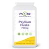 Psyllium Husks Supplement, 750mg, 90 Capsules, Vegetarian, Vegan, UK Manufactured to GMP Standards view 1