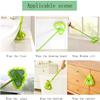 wet and dry mop Multifunctional Microfiber Mini Household Green Cleaning Mop, Rotatable 180 Degrees Cleaning Mop cleaning mop (Mop A) To pursue happiness view 4