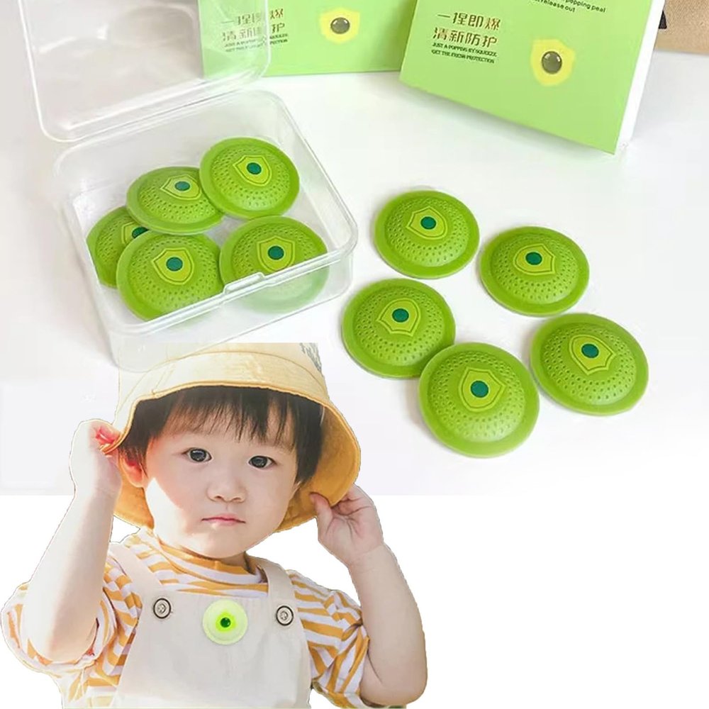 Mosquito Patches, Mosquito Repellent Sticker, Bead Mosquito Stickers for Kids and Adults, Natural Mosquito Patch Sticks to Any Surface, Suit for Outdoor Campping Hikking (20Pcs)