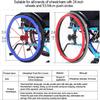 004,24Inch, Silicone Wheelchair Push Rim Covers, Non-Slip Wear-Resistant Hand Push Cover, Wheelchair Handrim Covers, Wheelchair Rear Wheel Cover for Improve Grip And Traction view 2