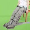 Air Wave Leg Massager Electric Device - Foot and Calf Air Compression Massage for Lymphatic Drainage - 6 Cavities Gray Design view 4