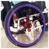 003,22Inch, Silicone Wheelchair Push Rim Covers, Non-Slip Wear-Resistant Hand Push Cover, Wheelchair Handrim Covers, Wheelchair Rear Wheel Cover for Improve Grip And Traction view 1