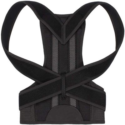 Adjustable Back Posture Correction with Steel Plate Brace Back Support Belt Posture Corset Correction for Men and Women (Size : XXLarge) (XXLarge) (S) ()