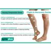 SynxBody Flight Compression Socks for Women & Men (Class 2) - These Flight Socks Help Prevent Deep Vein Thrombosis (DVT) During and After Flight (Black, X-Large) view 4
