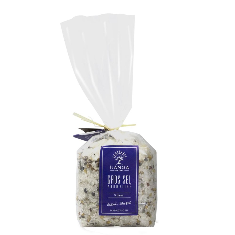 Ilanga Nature - Coarse Salt with 5 Madagascar Berries - 500g
