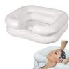 Inflatable Shampoo Basin | Shampoo Bowl Inflatable Basin | Wash Hair in Bed with Inflatable Basin | Hair Washing Bowl with Built-in Head Pillow for Elderly, Disabled, Pregnant, Injured view 2