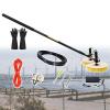 smafoseedding Solar Cleaning Brush,Telescopic Pole With Water Connection,With 5pcs Gloves,Low Water Consumption,For Cleaning Large Windows/High Walls/Signs/Roofs/Outdoor LED Screens,TypeB view 1