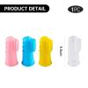 Finger Toothbrush,4 Pack Silicone Baby Finger Brush with Clear Case Set Food Grade Tooth Cleaner Oral Massager for Infant &Toddlers view 2