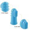 Finger Toothbrush,4 Pack Silicone Baby Finger Brush with Clear Case Set Food Grade Tooth Cleaner Oral Massager for Infant &Toddlers view 4