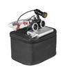 2.5X Binocular Loupes Magnifier with 5W LED Clip on Headlight Two Clips Optical Glass Headlamp with Cloth Bag DY-409-2.5X (Silver) view 2