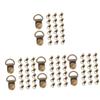minkissy 80pcs Shoe Lace Buckles for Hiking Boots Shoelace Hooks Shoelace Turnbuckles Boot Shoes Buckles view 1