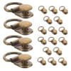 minkissy 80pcs Shoe Lace Buckles for Hiking Boots Shoelace Hooks Shoelace Turnbuckles Boot Shoes Buckles view 3