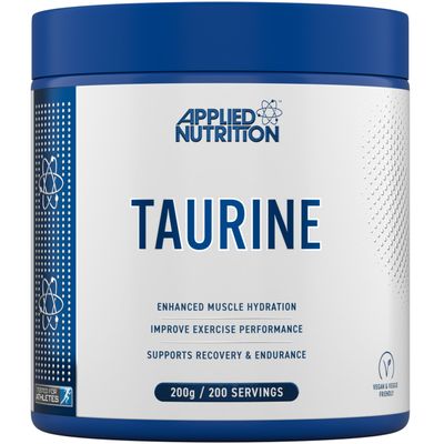 Taurine Powder 1000mg - Pure & Natural Supplement for Enhanced Muscle Hydration, Recovery, & Endurance - Ideal for Workout & Bodybuilding - Supports Heart Health & Energy Boost (200g - 200 Servings)