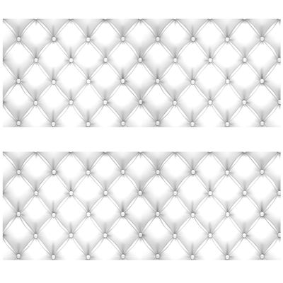 A4 Edible Decor Icing Sheet White Cushion Effect Border Ribbon Edible Cake Topper Decoration - Great for larger cakes