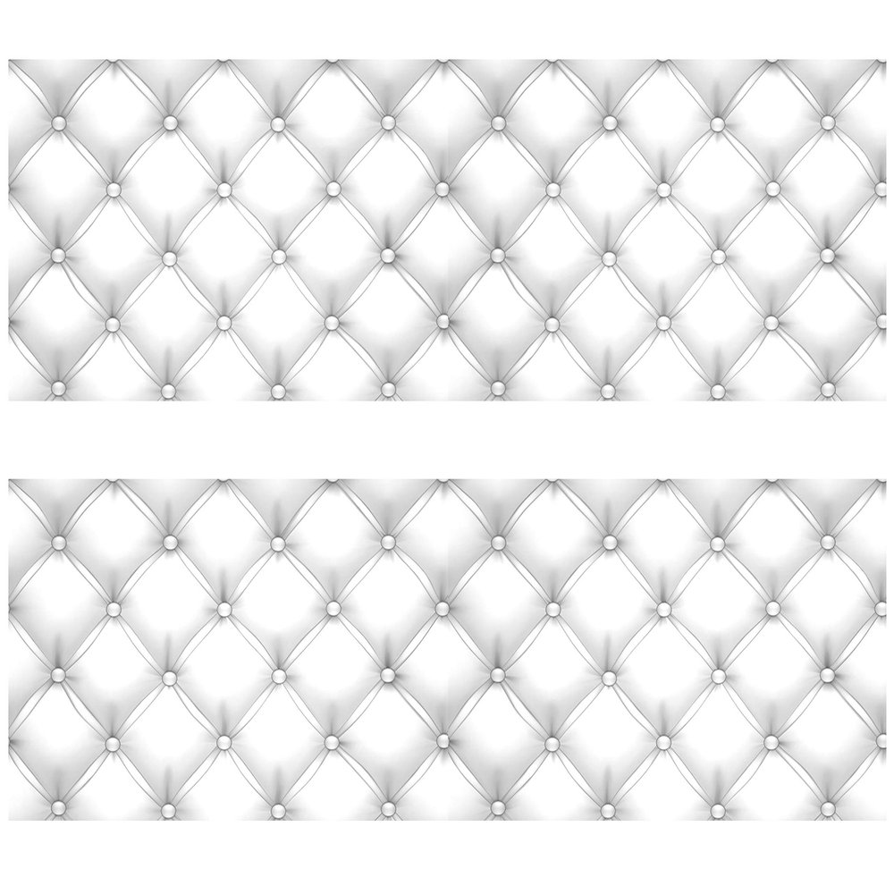 A4 Edible Decor Icing Sheet White Cushion Effect Border Ribbon Edible Cake Topper Decoration - Great for larger cakes