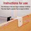 DZZTHSH Adjustable Bed Rail for Elderly - Clip-On Medical Safety Rails for Fall Prevention - Bedside Standing Assist Grab Bar for Pregnant Women and Disabled People view 3