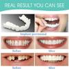 Wttfc Clip in Veneers Teeth, 2 Pairs Instant Veneers Dentures, False Teeth Veneers Top And Bottom, Confidence Smile Dentures Veneers Comfortable False Teeth, Fake Teeth for Women And Men view 3