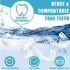 Wttfc Clip in Veneers Teeth, 2 Pairs Instant Veneers Dentures, False Teeth Veneers Top And Bottom, Confidence Smile Dentures Veneers Comfortable False Teeth, Fake Teeth for Women And Men view 4