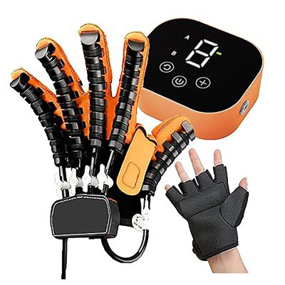 2024 Rehabilitation Robot Gloves, Hand Stroke Recovery Equipment, Electric Finger Hand Training Device, 1-9 Levels Hand Stroke Recovery Equipment