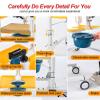 001, Transfer Chair Lift for Home,Portable Transport Chair with Potty And Cushion, Transfer Lift with 180 Split Seat,Bedside Commode Lift Shower Chair,Transfer Aid for Elderly view 2