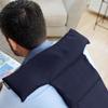 Wheat Bag Upper Neck & Back (T-Shaped) (43cm x 39cm) - (Cotton Fabric - Natural) view 3