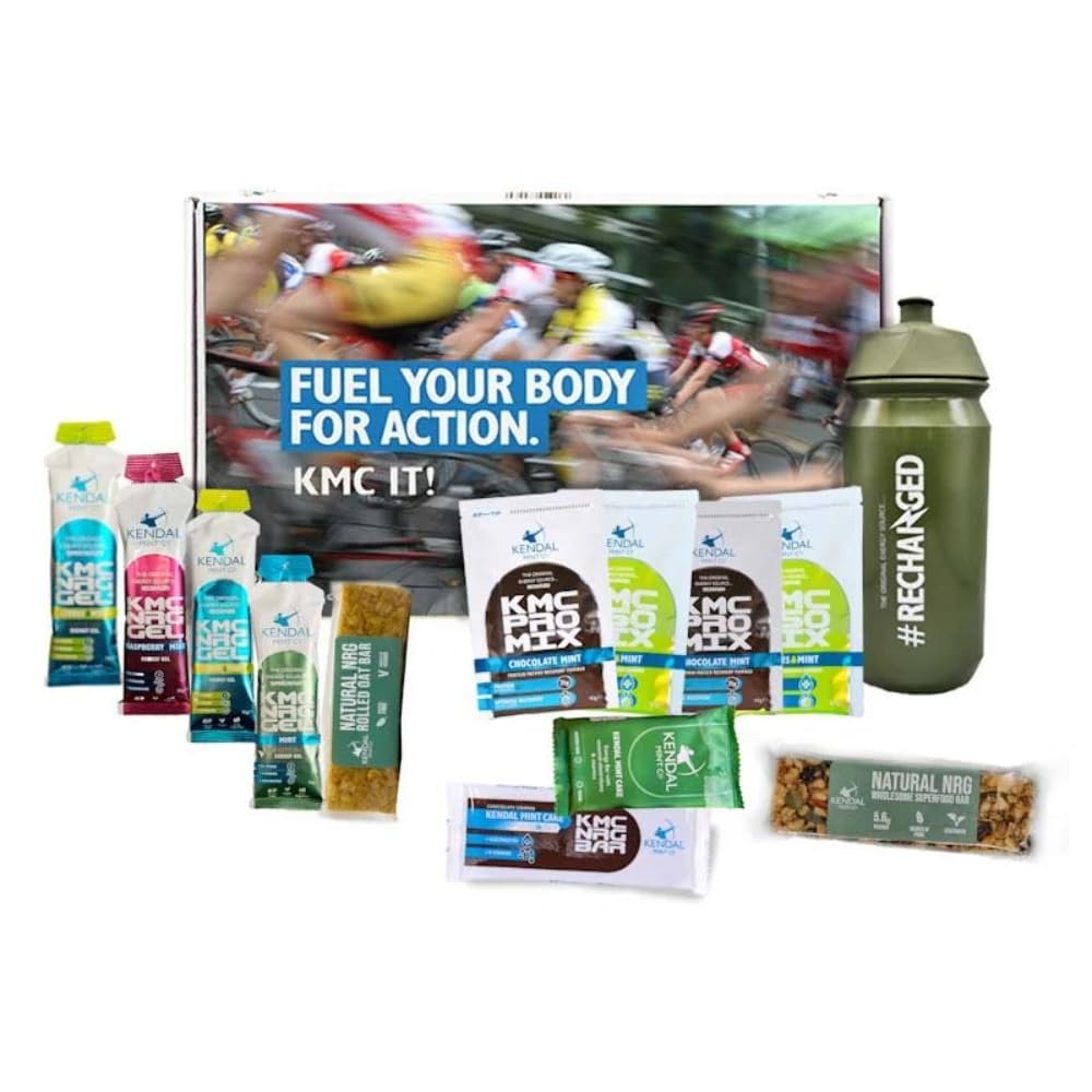 Cycle Nutrition Pack | Try the Entire Range | 13 Products including Energy Bars, Energy Gels, Isotonic Mix, and Recovery Mix | Subject to change (13 Products, Cycle Bottle Green 500ml)