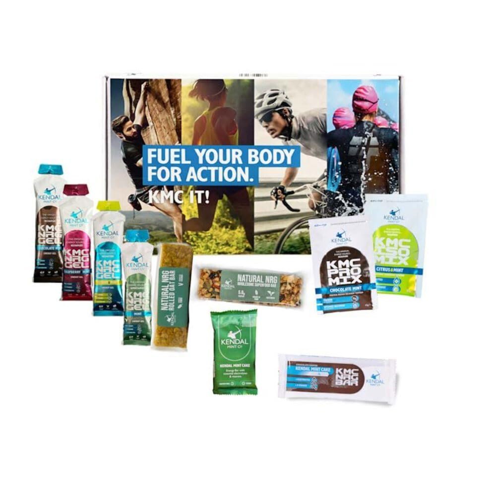 KMC Action Pack | Sports Nutrition Taster | 10 Products including Energy Bars, Energy Gels, Isotonic Mix | Subject to change (10 Products, Vegan Pack)