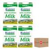 Lakeland UHT Semi Skimmed Milk 500ml Pack of 4 Low Fat 1.5% Long Shelf Life Calcium Dairy Drink Screw Top Multipack Catering Hospitality Office Pantry with Welari Thank You Card | (4pack) (2000ml) view 4