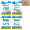 Lakeland UHT Whole Milk 500ml Pack of 4 Full Fat 3.5% Long Shelf Life Calcium Dairy Drink Screw Top Multipack Catering Hospitality Office Pantry with Welari Thank You Card | (4pack) (2000ml) view 4