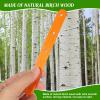 HOLIDYOYO 100pcs Ice Cream Sticks Wood Sticks for Treats for Home DIY and Ice Pop Making view 4