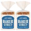 Baker Street Sliced White Bread 14 Slices 550g Pack of 2 Medium Sliced No Crust Toast Soft Loaf Long Life with Welari Thank You Card | (2pack) (1100g) view 1