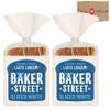 Baker Street Sliced White Bread 14 Slices 550g Pack of 2 Medium Sliced No Crust Toast Soft Loaf Long Life with Welari Thank You Card | (2pack) (1100g) view 4