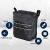 Wheelchair Bag - Rollator Accessories Bag, Wheelchair Pouch Tote, Foldable Walker Storage Bag, Compact Wheelchair, Best for Family and Friends, Never Tipping Over The Walker view 2