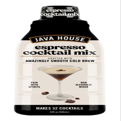 Java House Cold Brew Espresso Cocktail Mix, Ready to Use Liquid Coffee Concentrate 32 fl oz (makes 32 cocktails)