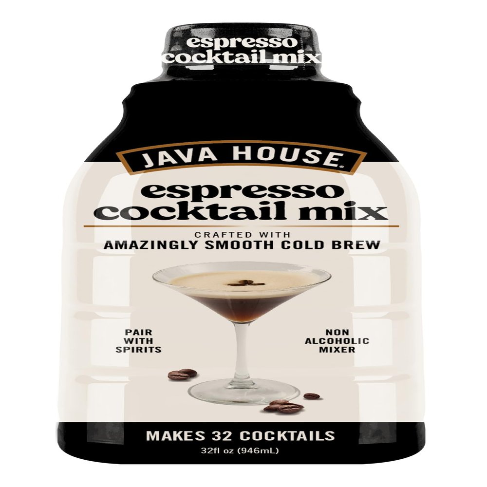 Java House Cold Brew Espresso Cocktail Mix, Ready to Use Liquid Coffee Concentrate 32 fl oz (makes 32 cocktails)