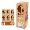 GIRAF Macadamia Milk with Oats Drink (6 x 1L) Rich & Creamy, 100% Plant-Based, Dairy-Free, Vegan, No Added Sugar, Sustainably Sourced, No Vegetable or Seed Oils