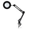 10X Magnifying Glass with LED Light Clip Desk Lighted Magnifier Flexible Arm 3 Colors Brightness Adjustable for Observing Reading (Black) view 1