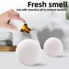 6PCS Wool Dryer Balls Reusable for Quick Drying & Softening Fabrics, Eco Friendly, Perfect for Babies view 3