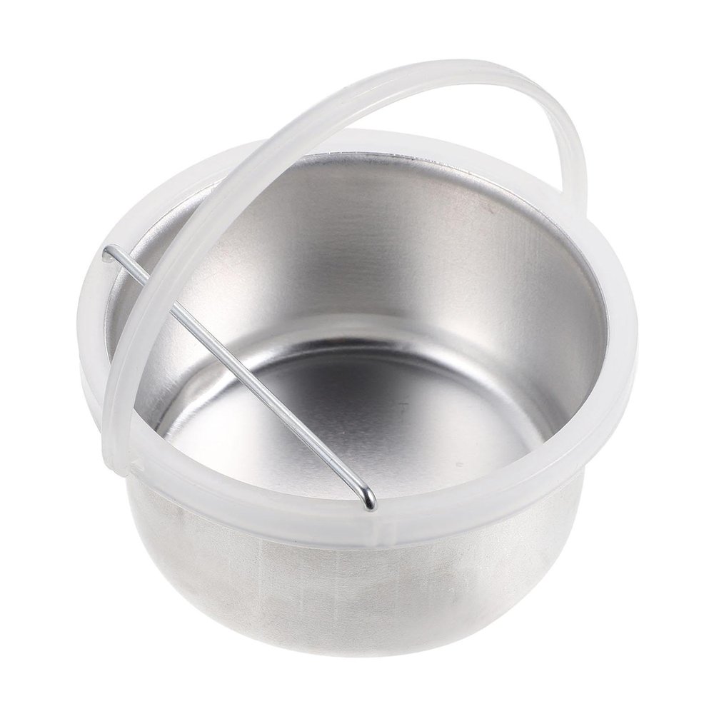 Amagogo Melting Bowl Warmer Replacement Tin Inner Pot Aluminum 400cc Portable with Handle for Depilatory Machine Pot